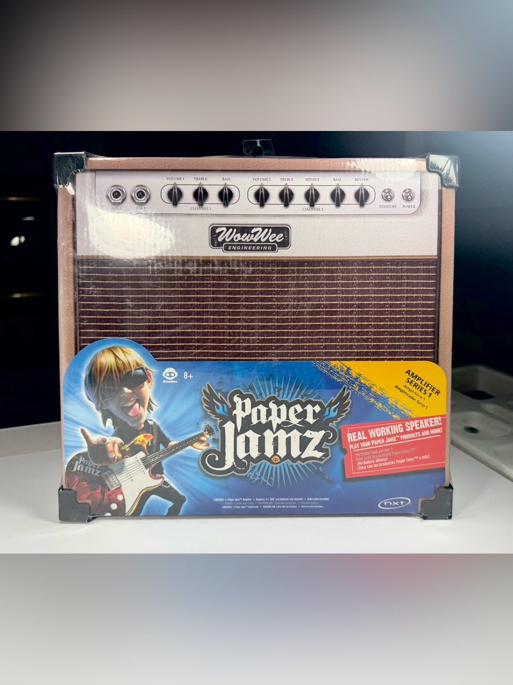 2009 WowWee Paper Jamz Amplifier Series 1 Real Working Speaker Brand New, Sealed